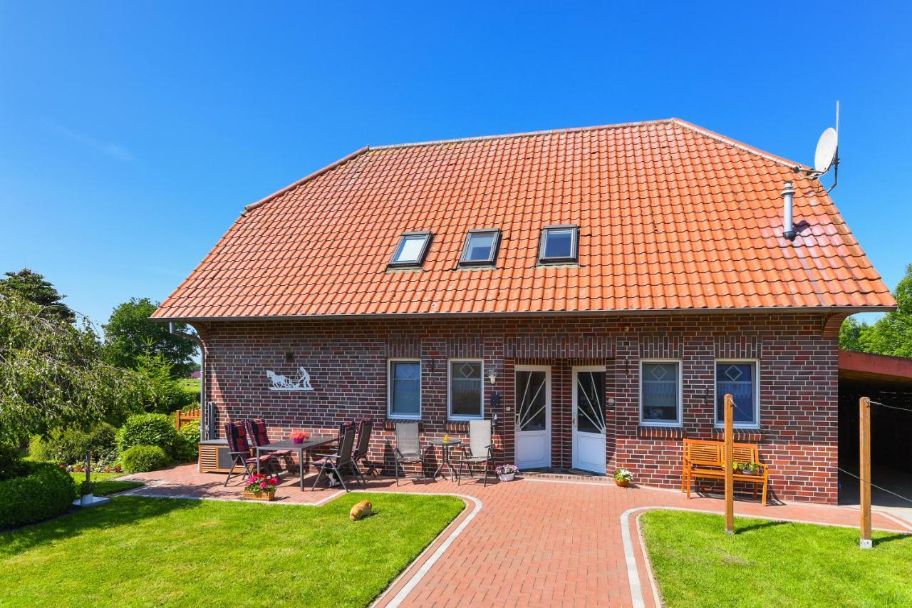 Ferienwohnung Muehlenblick Auf Dem Ferienhof Eschen Moorweg Bagian luar foto