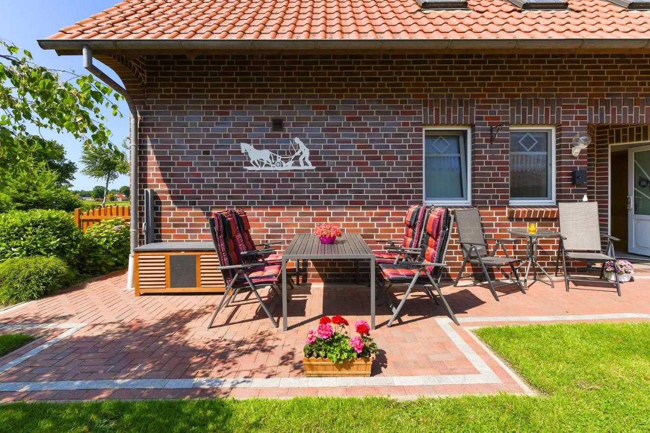 Ferienwohnung Muehlenblick Auf Dem Ferienhof Eschen Moorweg Bagian luar foto