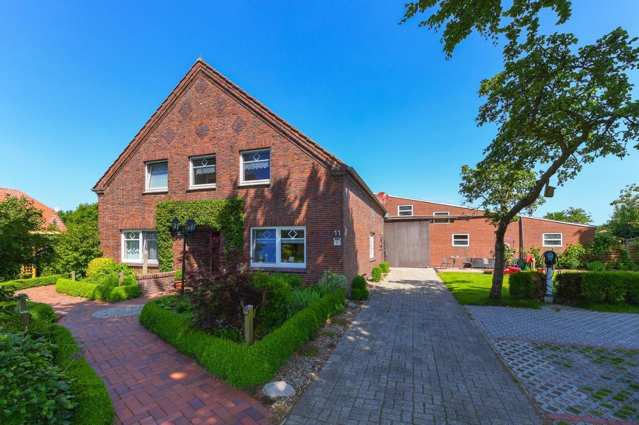 Ferienwohnung Muehlenblick Auf Dem Ferienhof Eschen Moorweg Bagian luar foto
