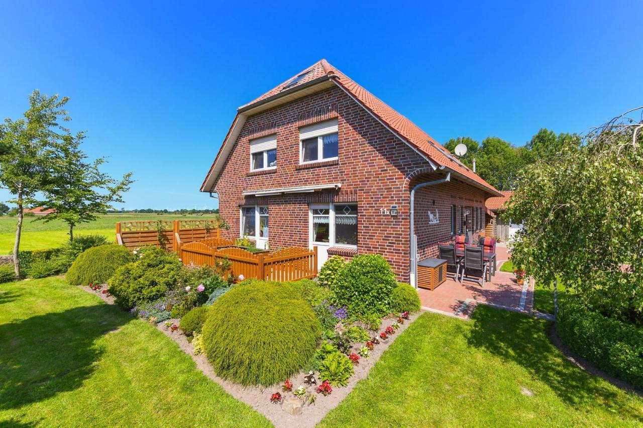 Ferienwohnung Muehlenblick Auf Dem Ferienhof Eschen Moorweg Bagian luar foto