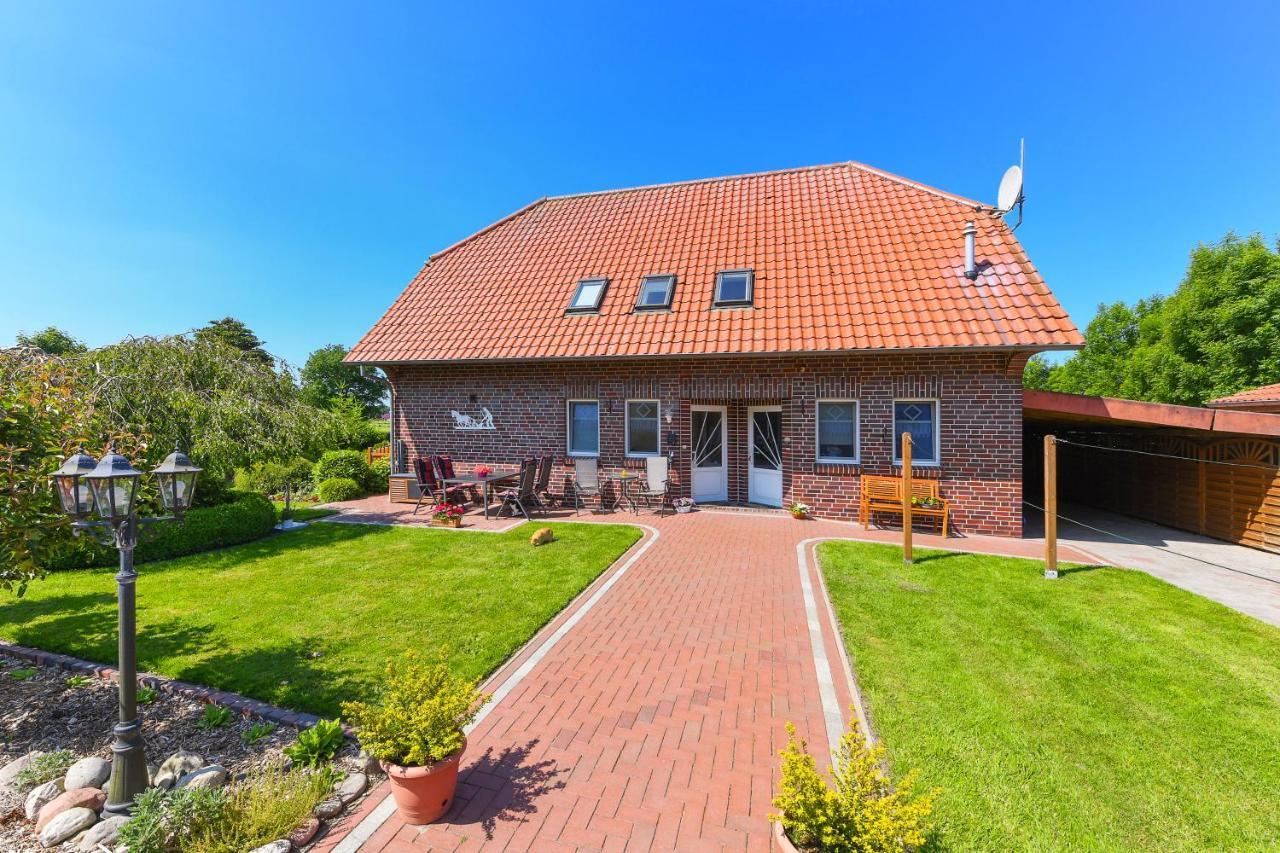 Ferienwohnung Muehlenblick Auf Dem Ferienhof Eschen Moorweg Bagian luar foto