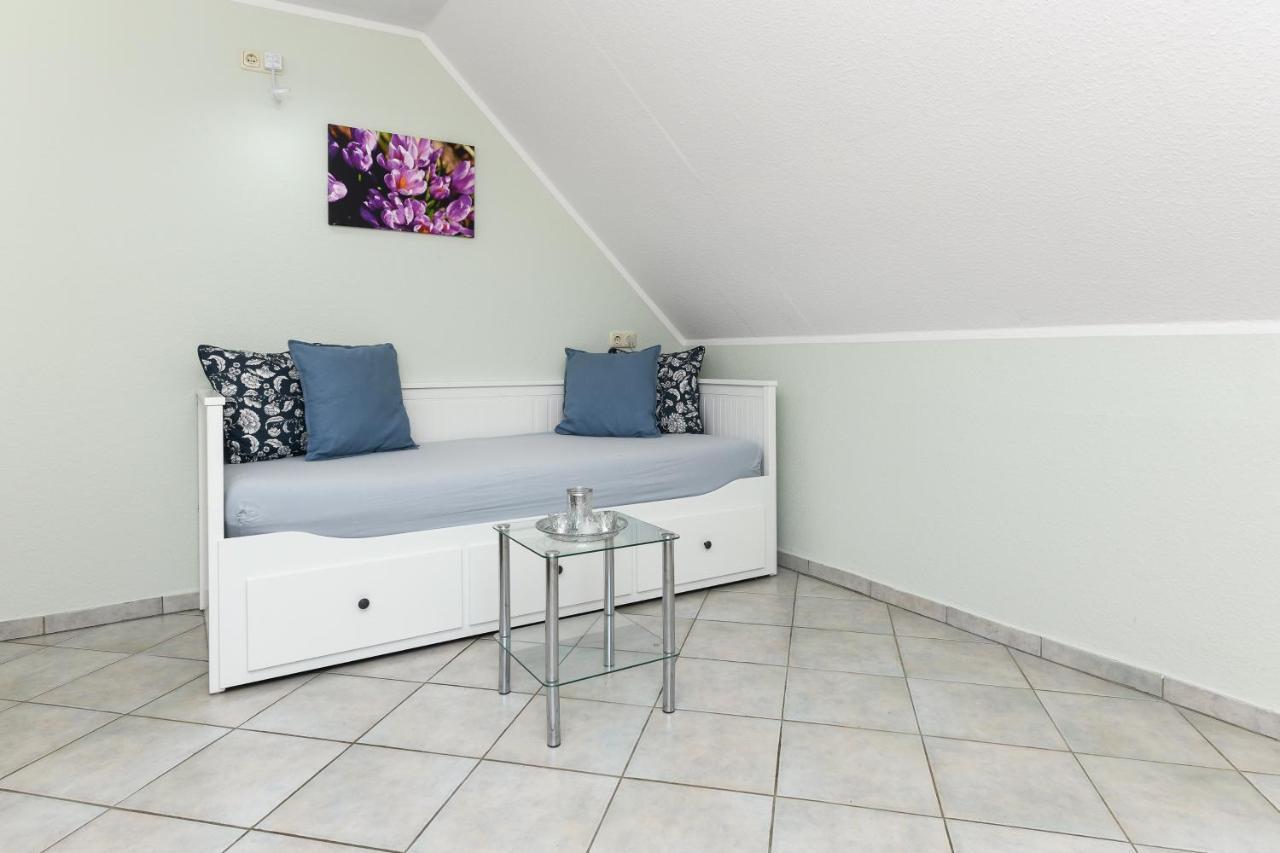 Ferienwohnung Muehlenblick Auf Dem Ferienhof Eschen Moorweg Bagian luar foto