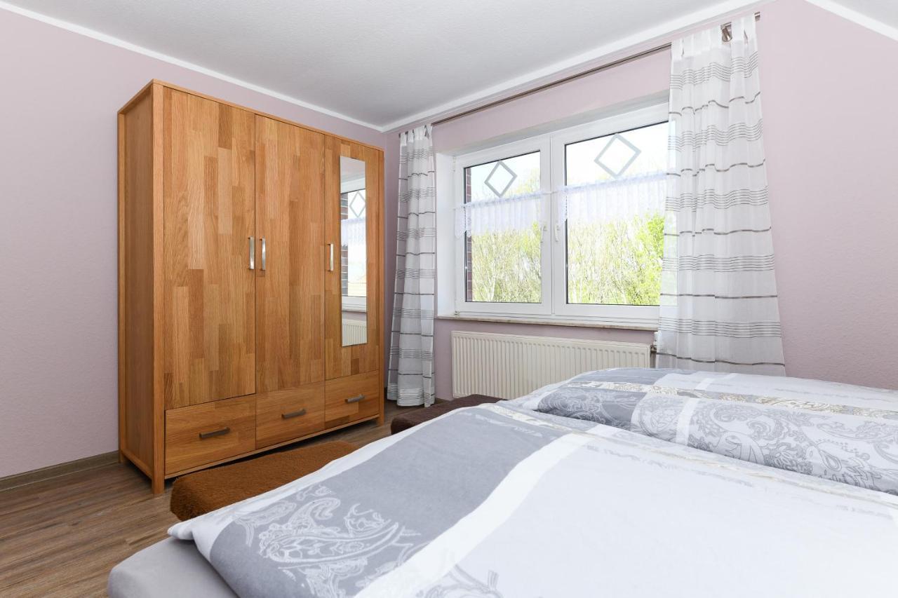 Ferienwohnung Muehlenblick Auf Dem Ferienhof Eschen Moorweg Bagian luar foto